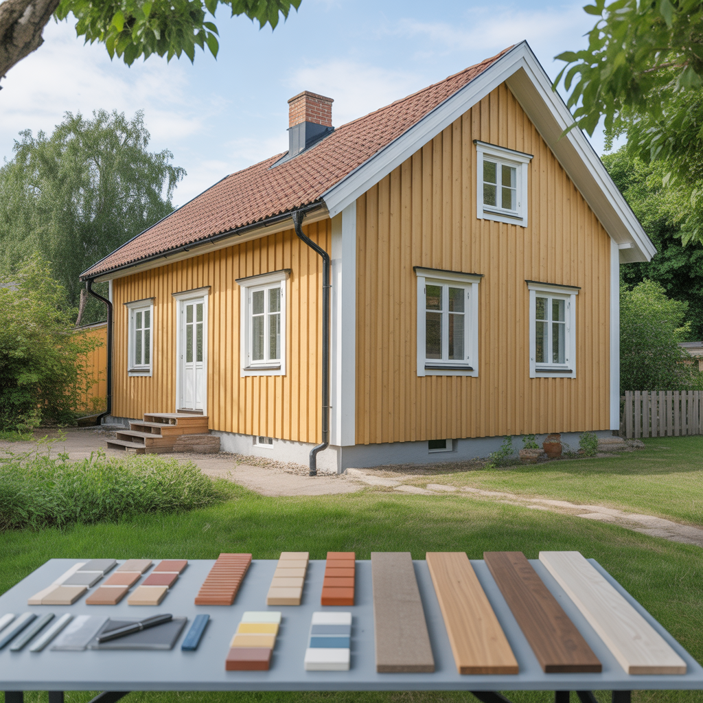 7.Guide till att valja ratt farg och material vid fasadrenovering