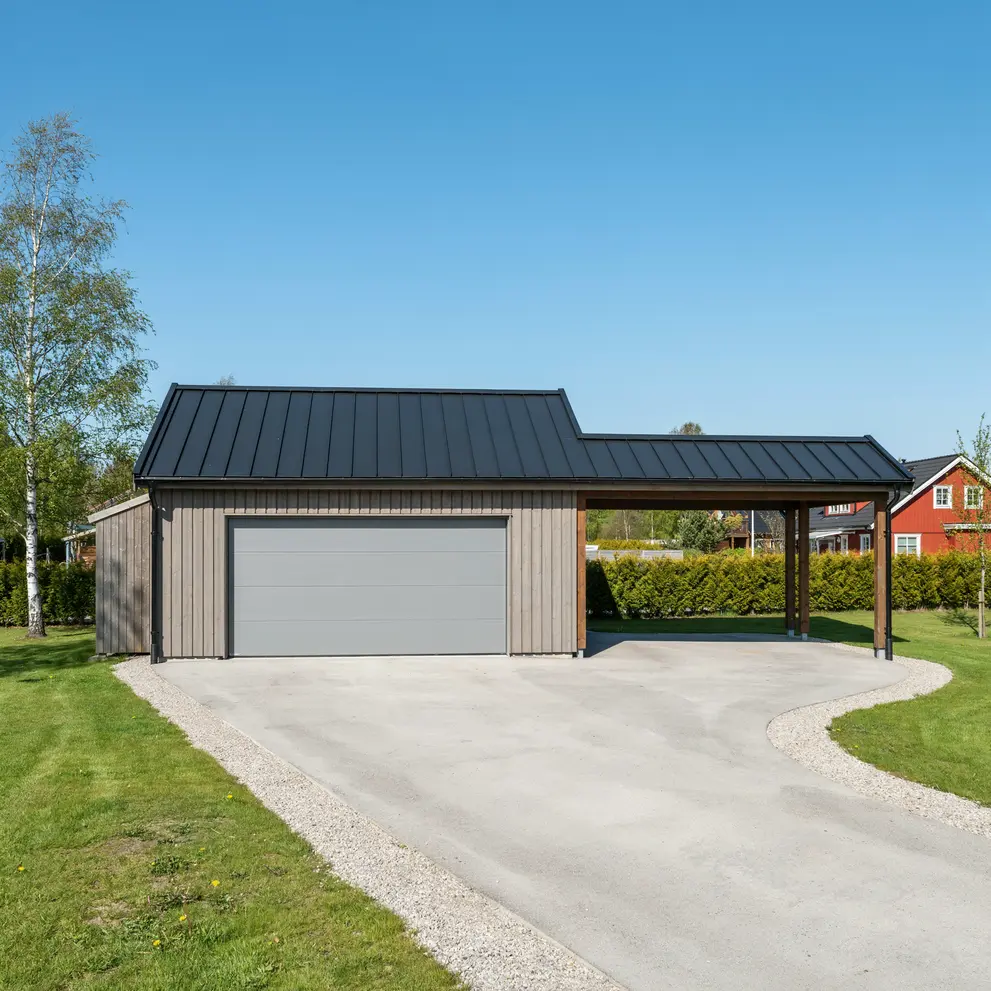 bygga garage carport taby danderyd sollentuna