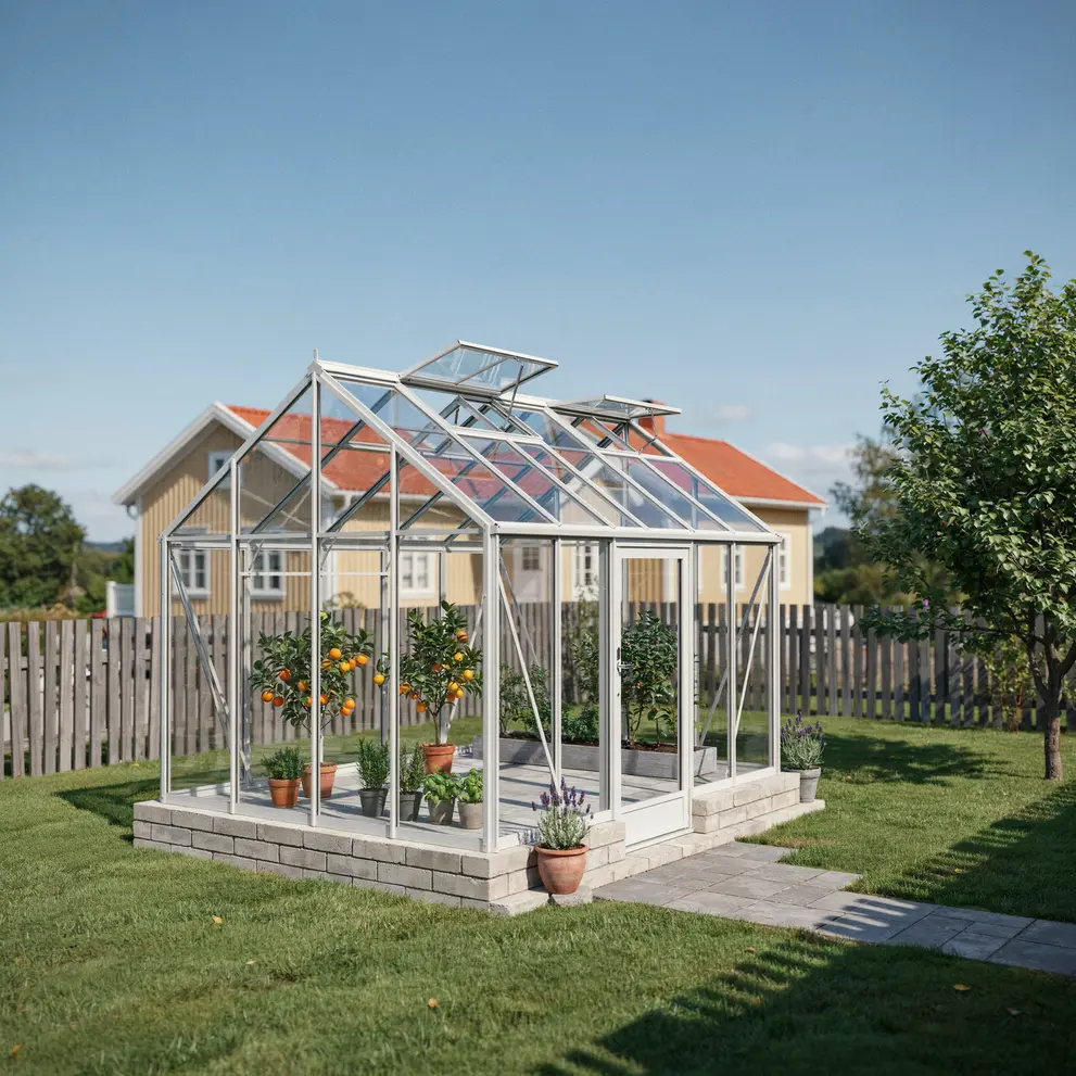 bygga vaxthus orangeri i losvirke med grund i taby vallentuna sollentuna vasby